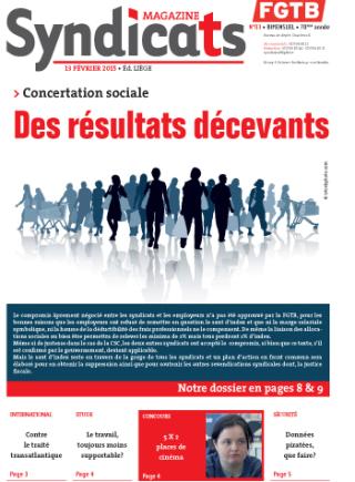 Syndicats FGTB n°3 - 2015