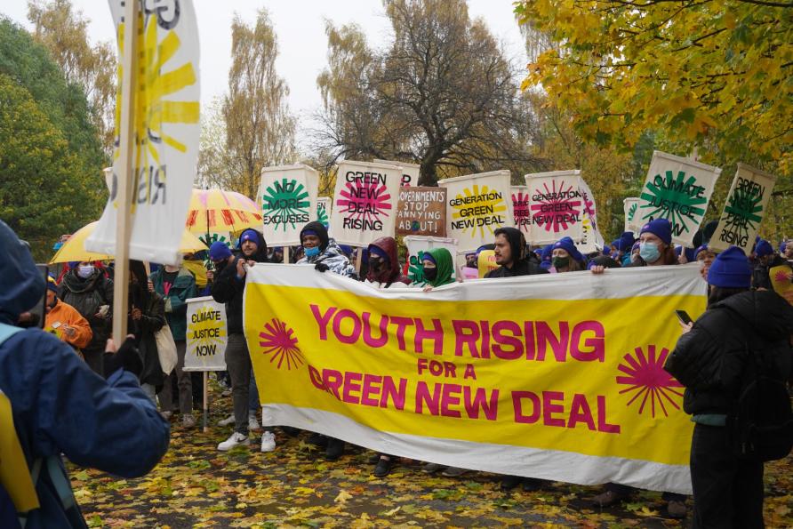 manif climat COP26